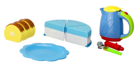 Tort urodzinowy do krojenia na rzepy kuchnia 80 elementów niebieski