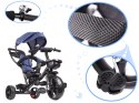 Rowerek trójkołowy Trike Fix Lite rower spacerówka 3w1 obracany 360 wolne koło granatowy