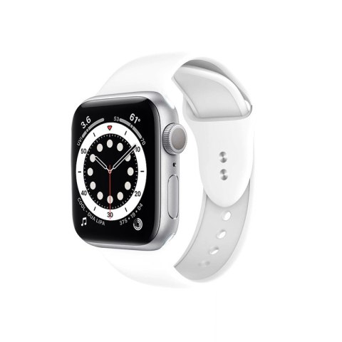 Crong Liquid - Pasek do Apple Watch 38/40mm (biały)