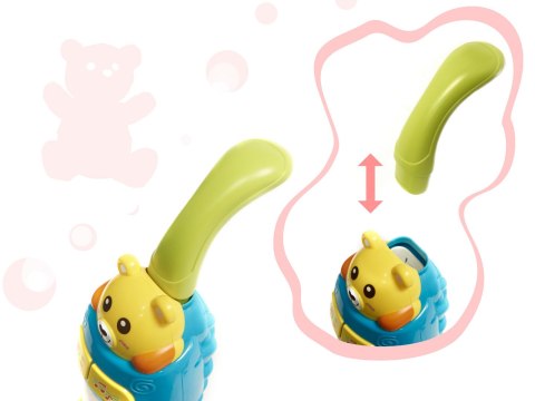 Odkurzacz bezprzewodowy pionowy dla dzieci interaktywny z dźwiękiem niebieski