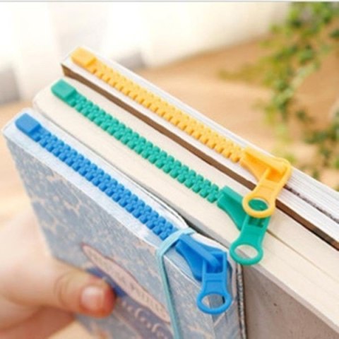 Suwakowa zakładka do książki - zielona