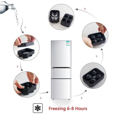 Foremka na lód - CZACHA czaszka