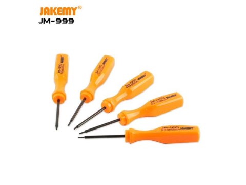 Profesjonalny Zestaw Śrubokrętów, Wkrętaków JAKEMY 5 sztuk
