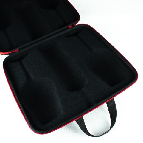 Etui na wino i 2 kieliszki xxl podróżne Who cares