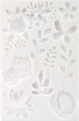 Foremka Silikonowa 20x13 cm Kwiaty