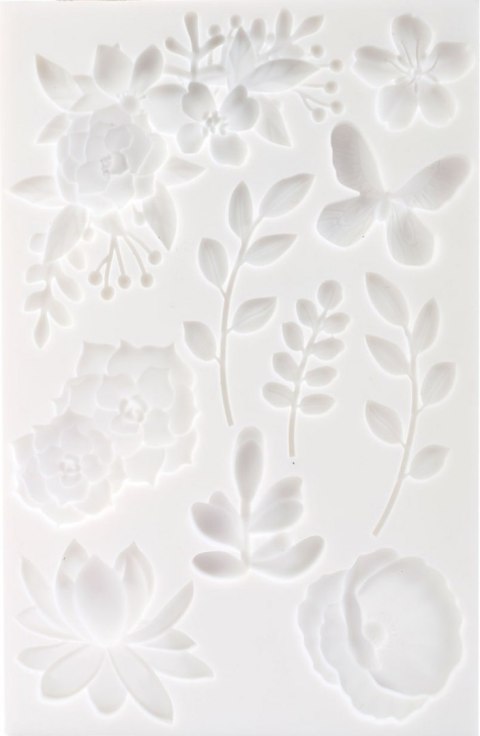 Foremka Silikonowa 20x13 cm Kwiaty