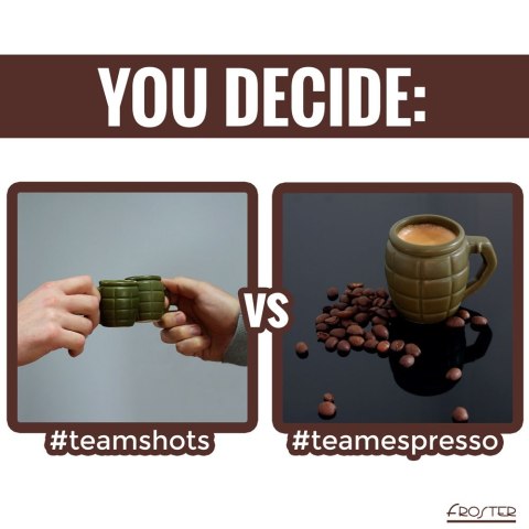 Grenade Shot Kieliszek Granat militarny do wódki