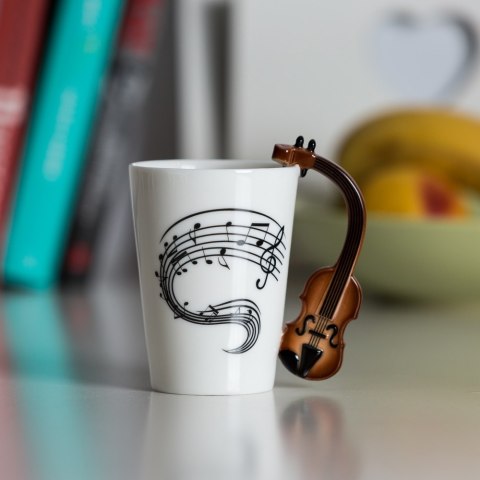 Kubek Muzyka Skrzypce kubeczek muzyczny prezent
