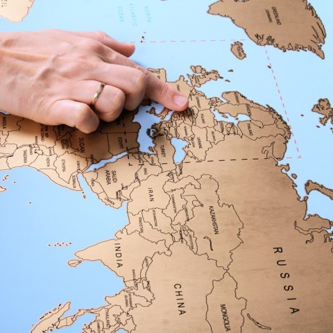 Mapa Odkrywcy - Świat (EN) - ulepszona zdrapka