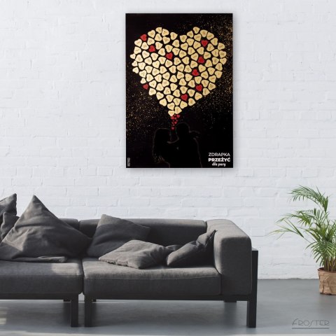 Zdrapka Przeżyć dla Pary plakat bucket list mapa