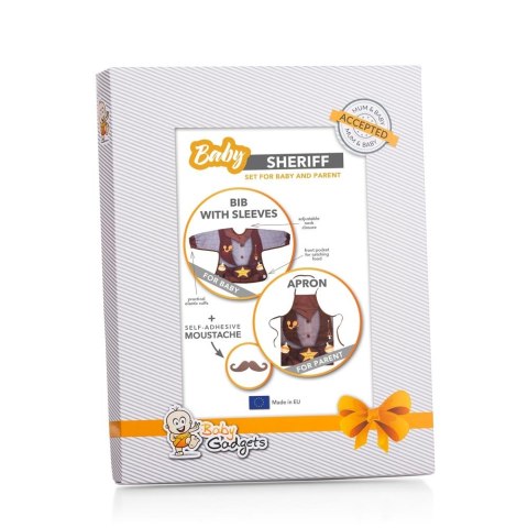 Baby Sheriff - śliniak i fartuch