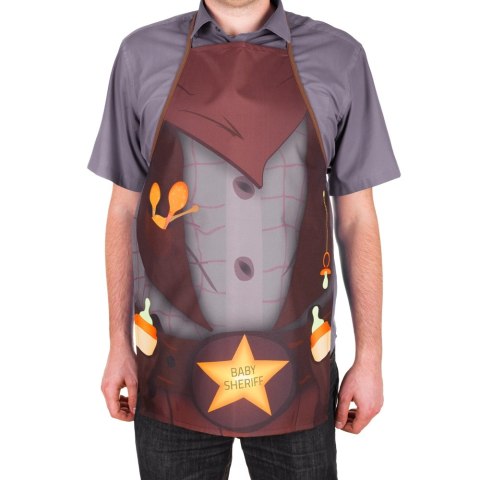 Baby Sheriff - śliniak i fartuch