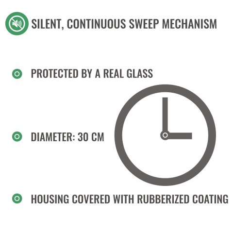 Zegar Biologiczny Mężczyzny ścienny cichy śmieszny