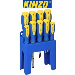 Kinzo - Zestaw 9 śrubokrętów / wkrętaków