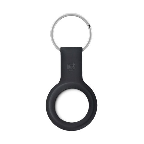 Crong Silicone Case with Key Ring - Brelok do Apple AirTag (czarny)