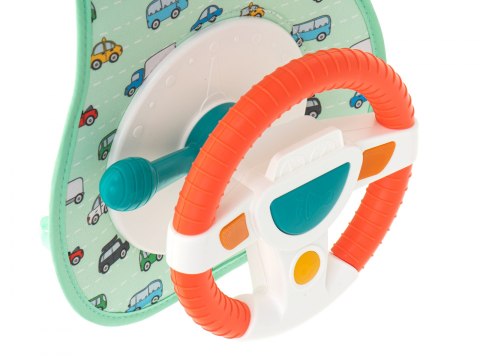 Kierownica dla dzieci do samochodu auta mata interaktywna dźwięki światła LED