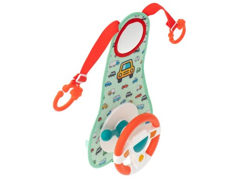 Kierownica dla dzieci do samochodu auta mata interaktywna dźwięki światła LED