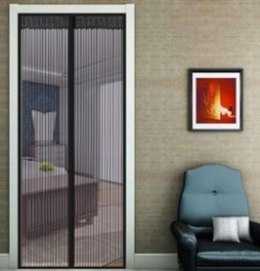 Moskitiera siatka magnetyczna na drzwi 85x210cm CZARNA