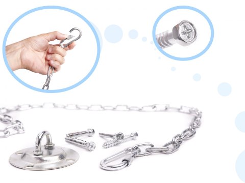 Zestaw do montażu huśtawki fotela wiszącego gniazda 200kg