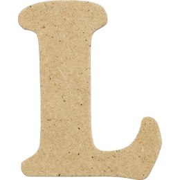 Litera L z MDF H: 4 cm 10 szt.