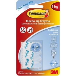 PASKI WYMIENNE COMMAND 17024CLR 12 SZT. TRANSPARENTNE