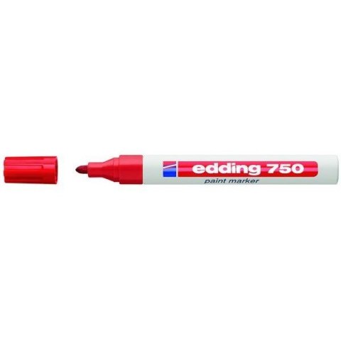 MARKER OLEJOWY EDDING 750 ALUMINIUM, CZERWONY