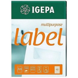 ETYKIETY A4 IGEPA ŚR.117 MM (CD) (100)