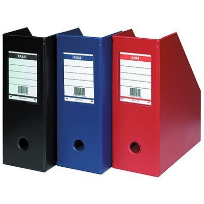 POJEMNIK NA DOKUMENTY SKŁADANY ELBA A4/11 CM, CZARNY