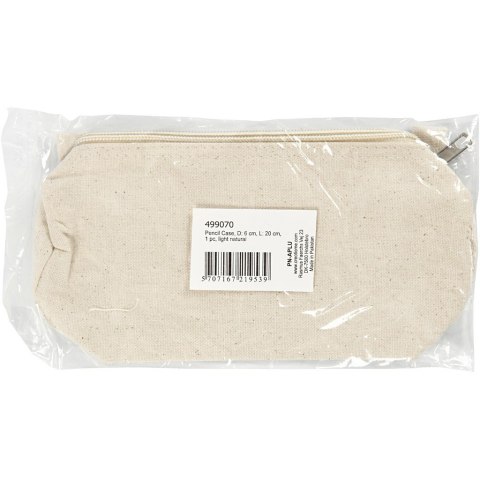 Piórnik z materiału z okrągłymi bokami