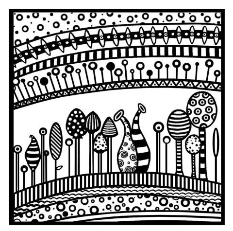 Płytka z teksturą Harmonia 9x9 cm