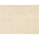 Puzzle 3D drewniane Domek 3