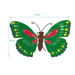 Motyl dekoracyjny 26cm zielony