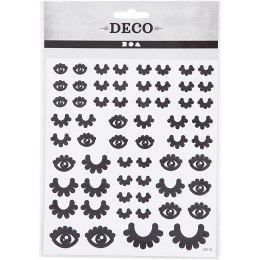 Naklejki Oczy z Rzęsami