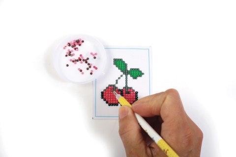 Naklejka Diamentowa Mozaika Wiśnie