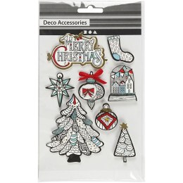 Naklejki 3D Bożonarodzeniowe Motywy