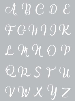 Szablon Sitodruk Alfabet