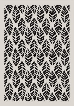 Szablon samoprzylepny 3D Wzór w Liście