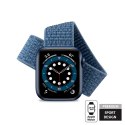 Crong Nylon - Pasek sportowy do Apple Watch 38/40mm (Ocean Blue)