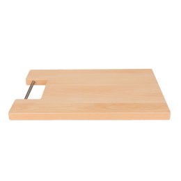 Drewniana Deska do Krojenia z metalową rączką 39,5x29,5 - Buk