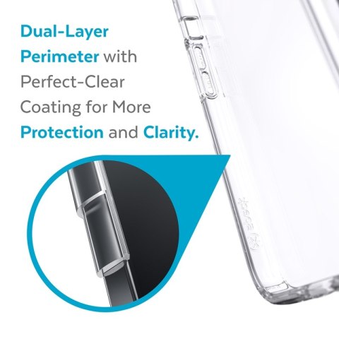 Speck Presidio Perfect-Clear - Etui iPhone 13 Mini z powłoką MICROBAN (Clear)