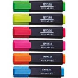 ZAKREŚLACZE OFFICE PRODUCTS 6 KOLORÓW