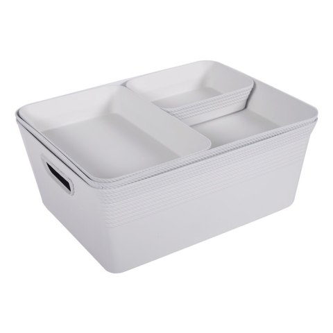 Pojemnik dekoracyjny 18L organizer RANGETTE BIAŁY