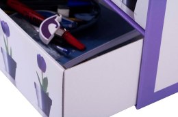 Pudełko kartonowe 2 szuflady poziome DONICZKI TULIPANY