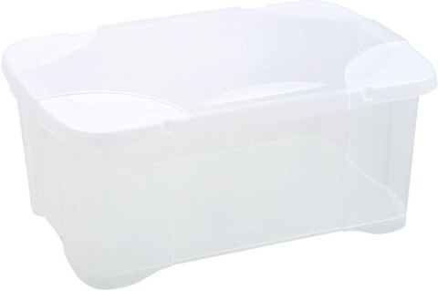 Pojemnik plastikowy 30L SKRZYNIA CLIP RANGE z pokrywą TRANSPARENTNY