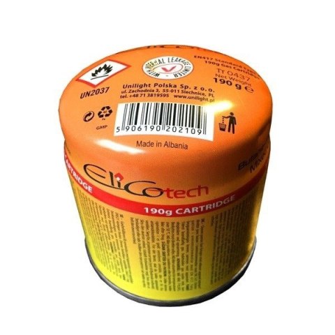 Kartusz nabój gazowy nabijany 190 gr