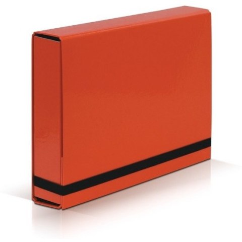 TECZKA KARTONOWA VAUPE BOX CARIBIC A4, CZERWONY