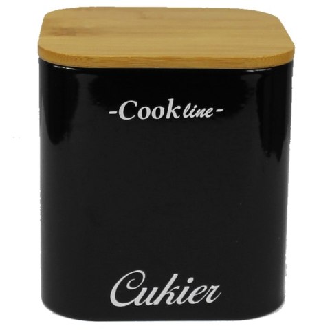 Chlebak RAFANO CZARNY z 3 pojemnikami kuchennymi