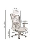 Fotel ergonomiczny ANGEL biurowy obrotowy eurOpa