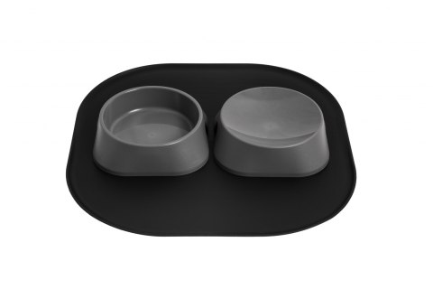 Mata 32x32cm pod miski JASNO-SZARA FIBOO