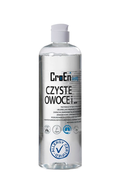 Płyn 0,75L silnie skoncetrowany do czystych owoców CROEN HYPO
